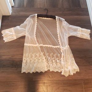 Delicate Lace Kimono